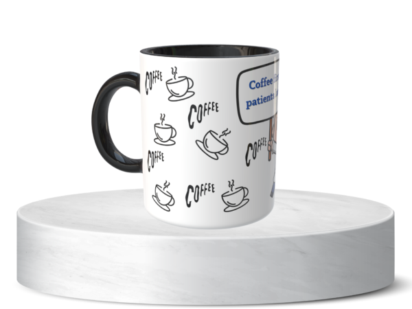 Śmieszny Kubek Niesklasyfikowane - Coffee first, patients later 2